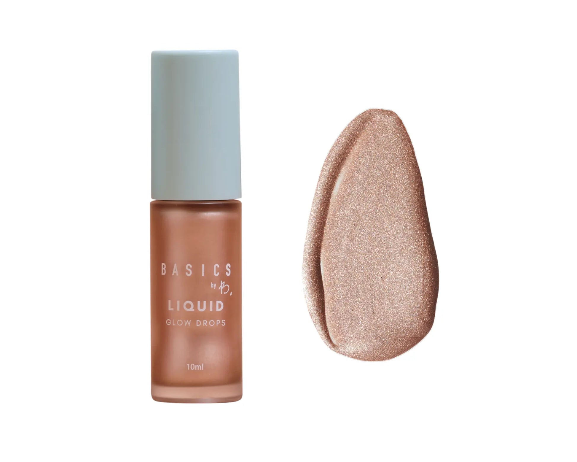 Basics by B Liquid Glow Drops – Radiant Highlighting Drops with Wand Applicator, Marbella • Tulum • Miami Shades for Effortless Glow